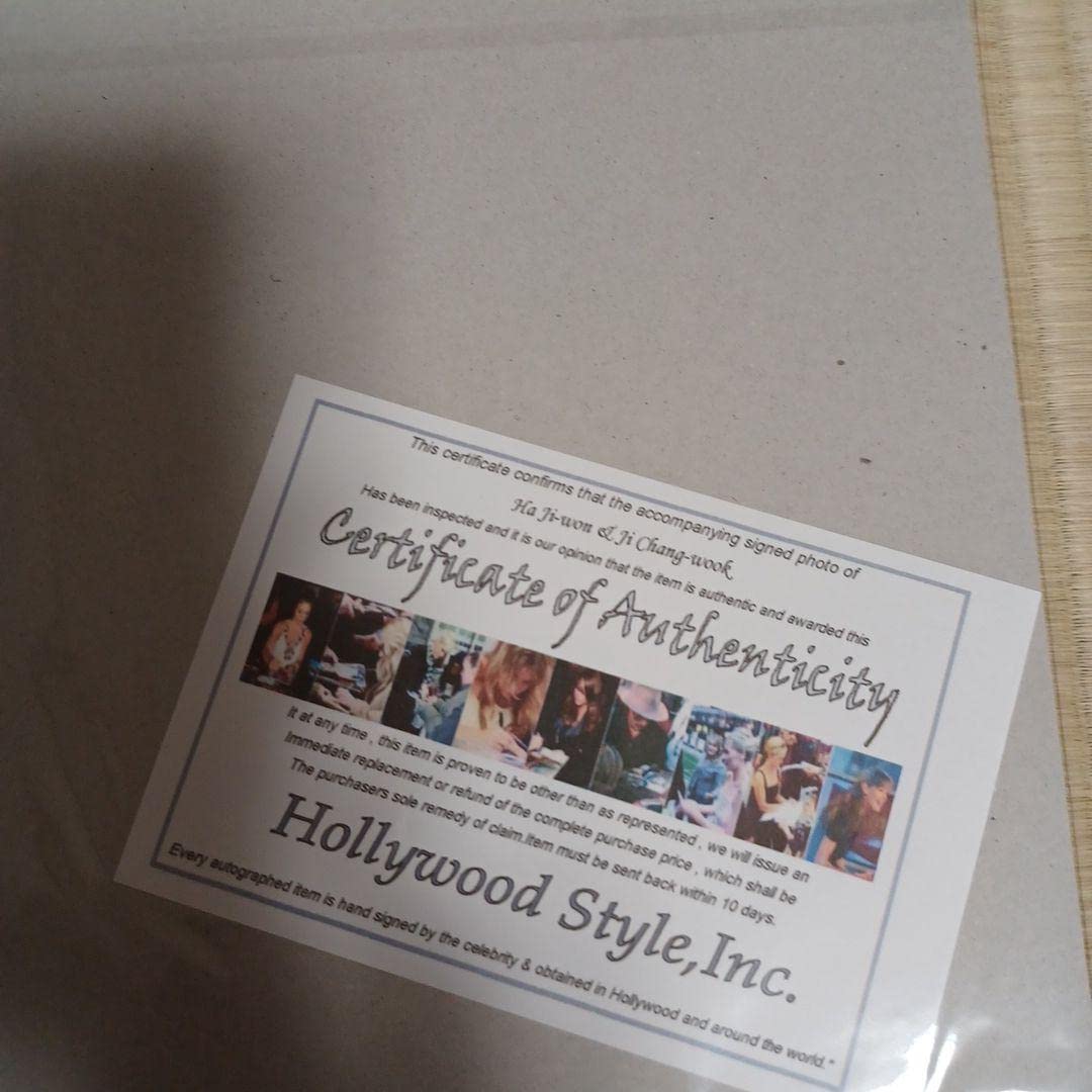 Amazon.co.jp: チチャンウク,ハジウォン直筆サイン写真 証明書付き